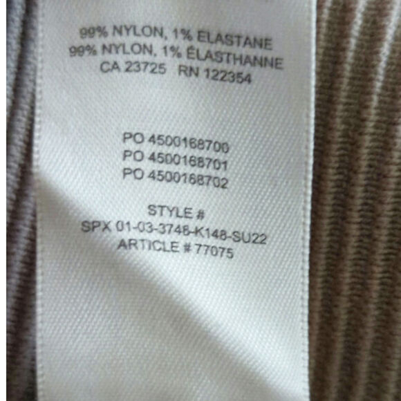 Babaton Saville Tan Sculpt Knit Criss Cross Cropped Tank Womens XS Halter Top - Picture 7 of 10